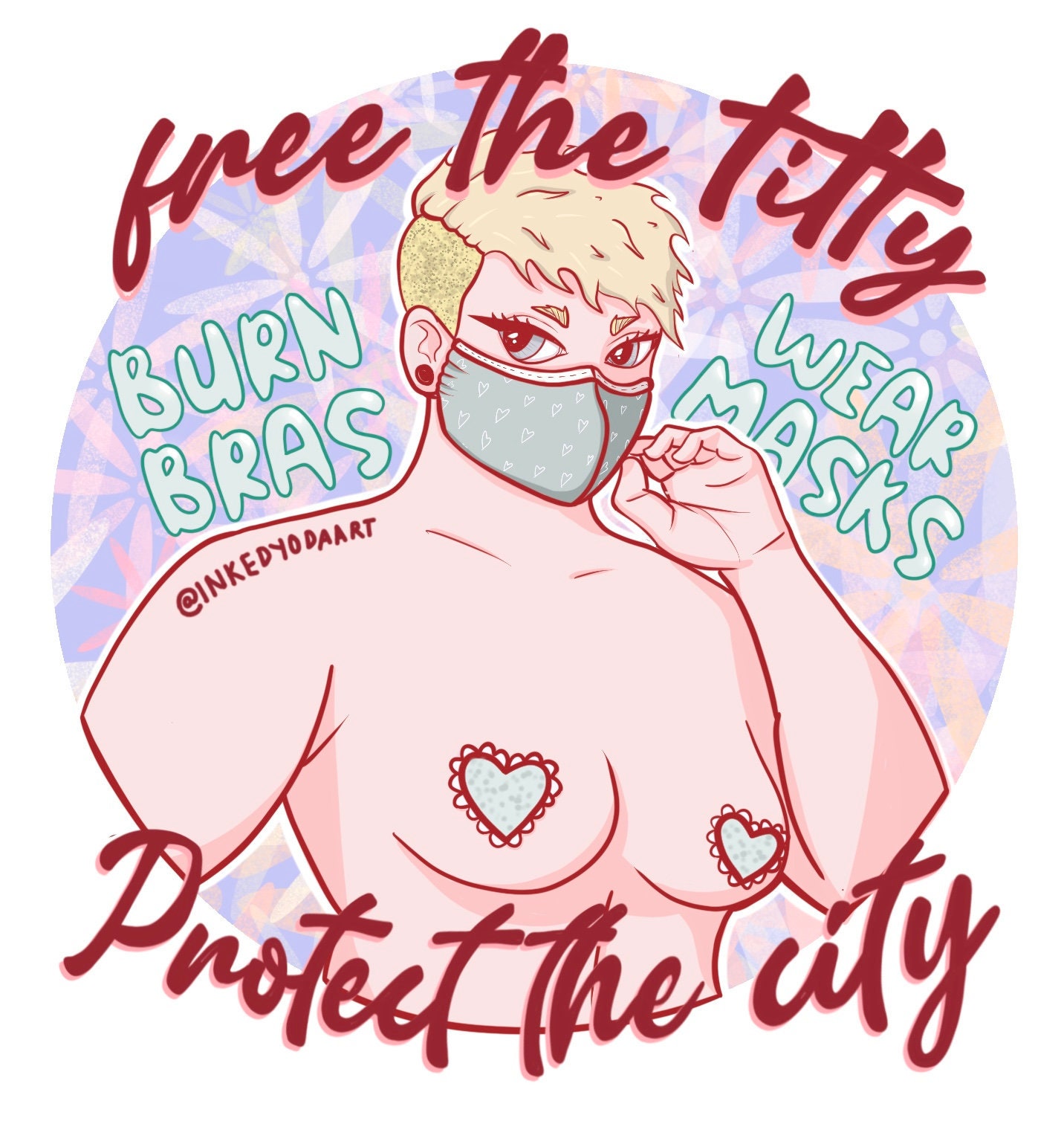 Free the Titty Protect the City Digital Print - Etsy Canada