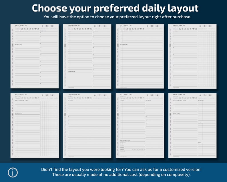 Remarkable 2 Daily Planner Standard Edition 2023 Remarkable Etsy