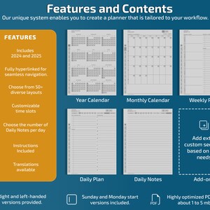 Agenda quotidien Kindle Scribe, 2024, 2025, modèles Kindle Scribe, calendrier, agenda, hebdomadaire image 2