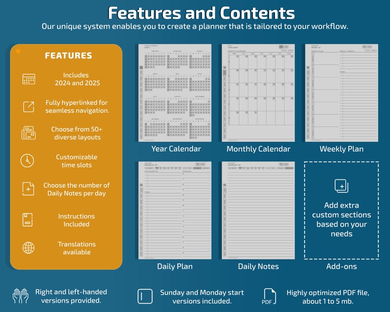 Agenda quotidien Kindle Scribe, 2024, 2025, modèles Kindle Scribe, calendrier, agenda, hebdomadaire image 2