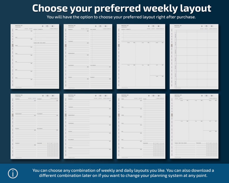 Remarkable 2 Daily Planner Standard Edition 2023 Remarkable Etsy