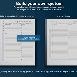 reMarkable 2 Daily Planner Standard Edition, 2024, 2025, modelli straordinari, calendario immagine 9
