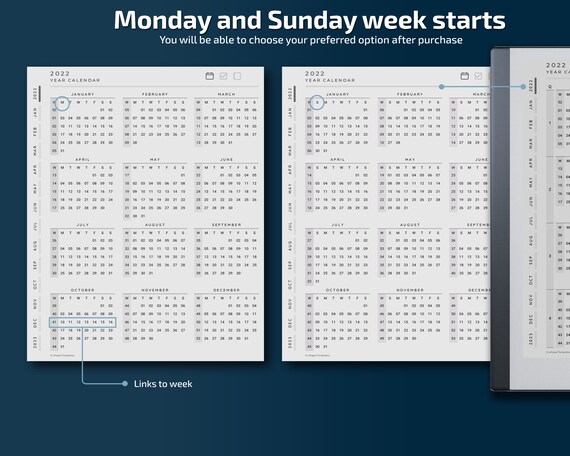 remarkable-2-weekly-schedule-remarkable-2-templates-2023-etsy