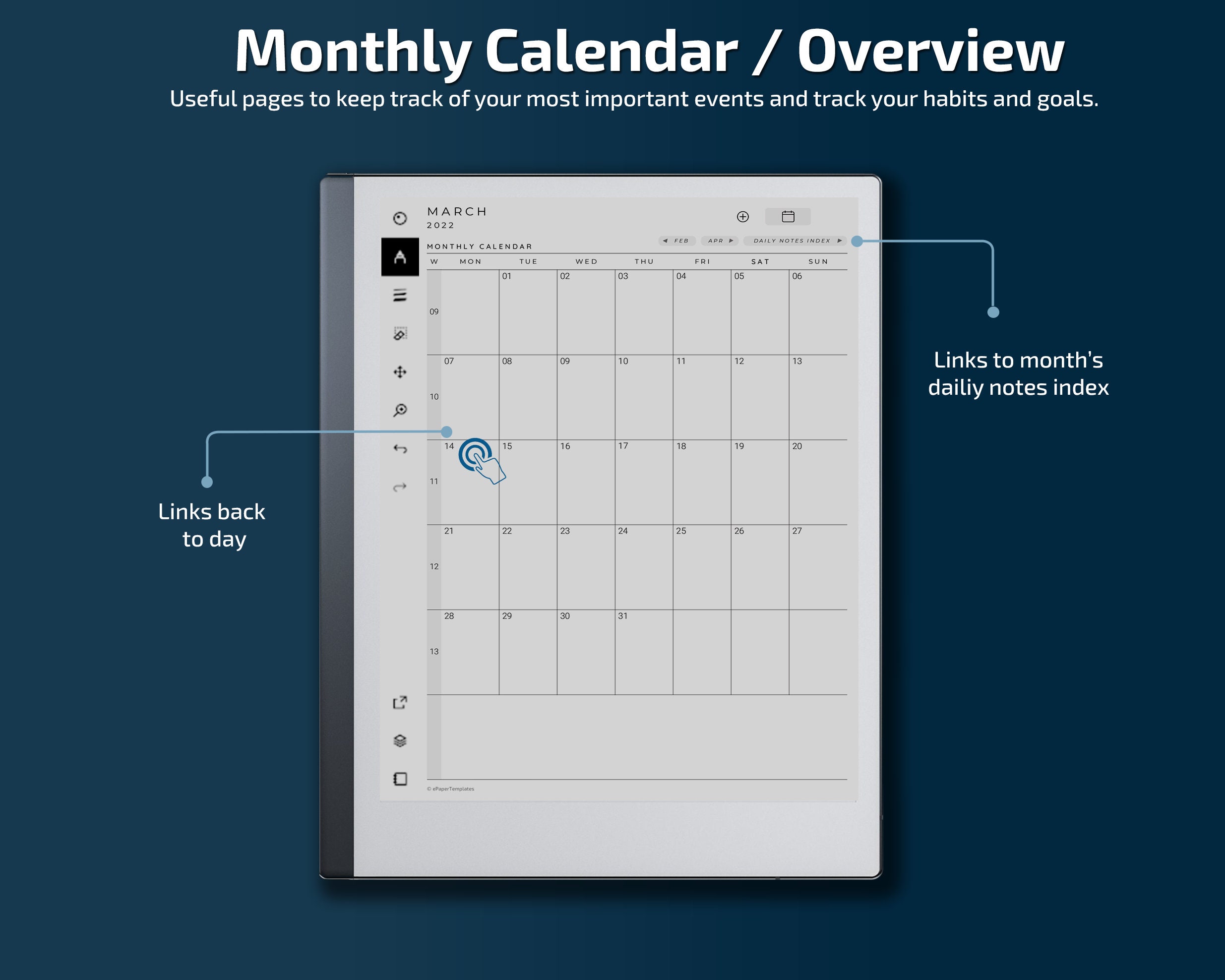 Remarkable 2 Daily Planner Lite Edition 2022 2023 Etsy UK