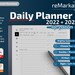 reMarkable 2 Daily Planner Lite Edition, 2022, 2023, remarkable templates, calendar