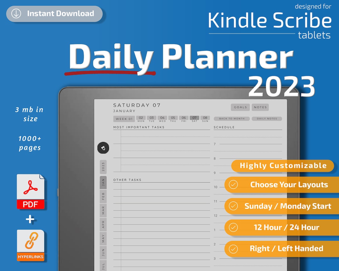 kindle-scribe-daily-planner-2023-kindle-scribe-templates-etsy-italia