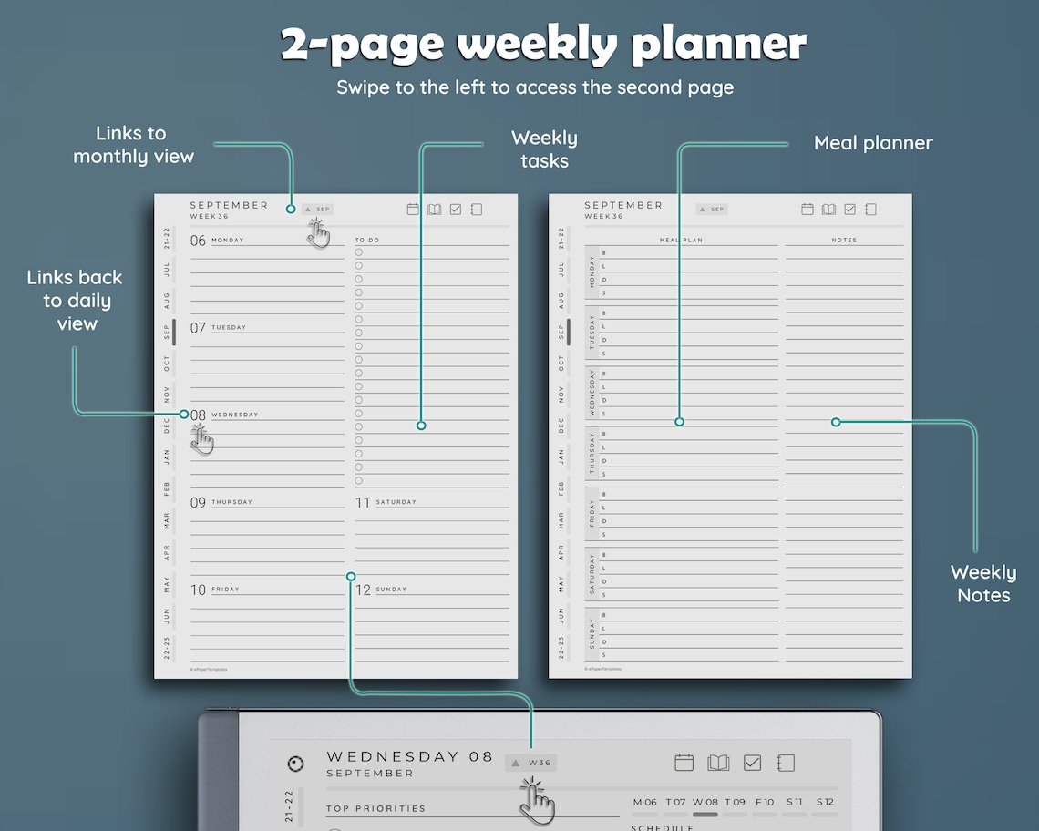 remarkable-2-planner-templates