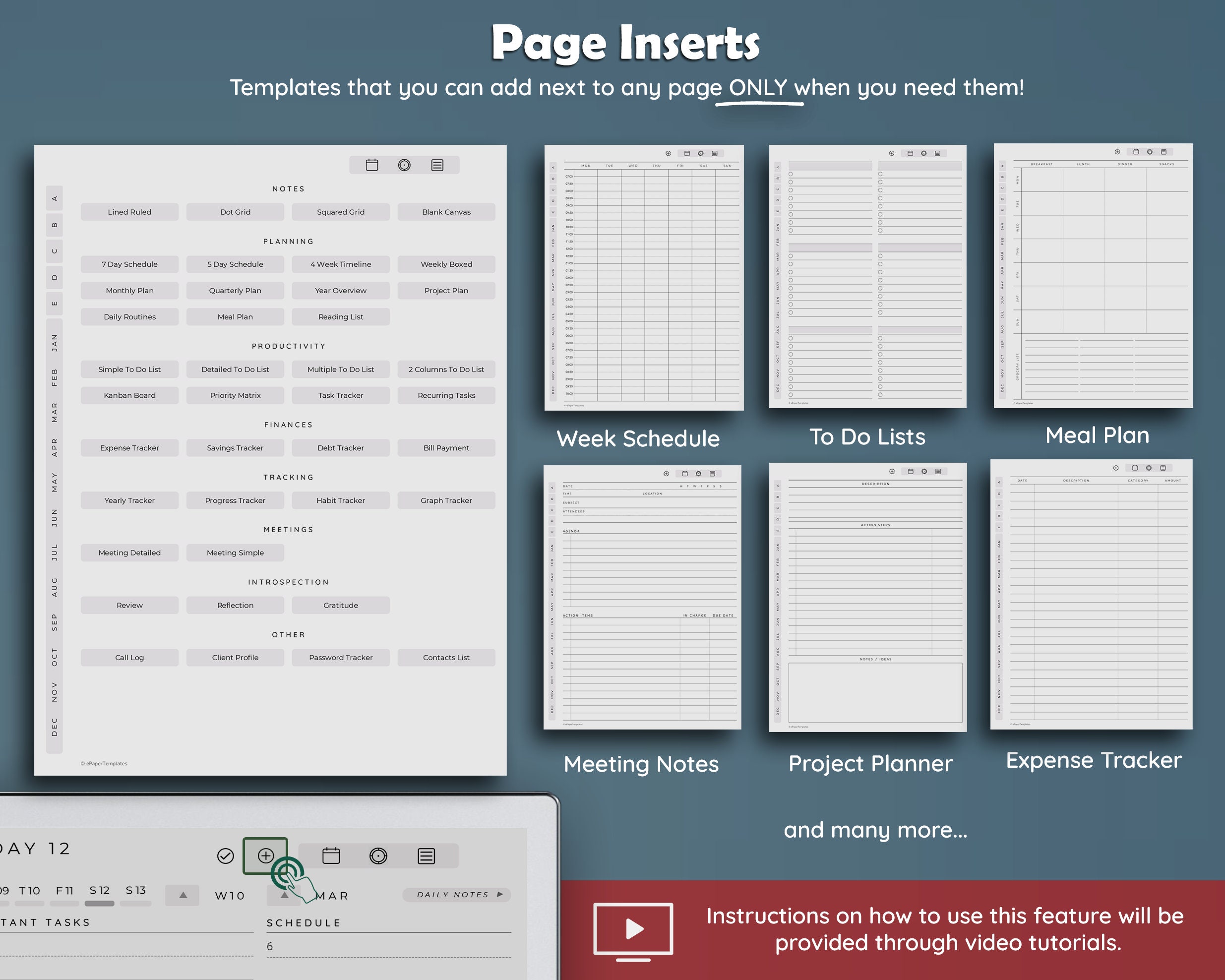 remarkable 2 templates 20 Bank Account Information reMarkable 2 Instant