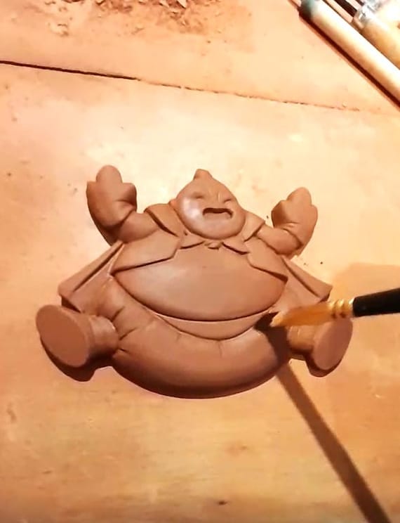 Majin Buu Chocolate Style DBZ Handmade Clay - Etsy