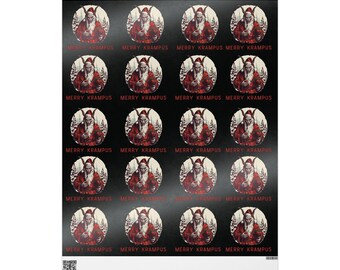 Krampus Wrapping Paper