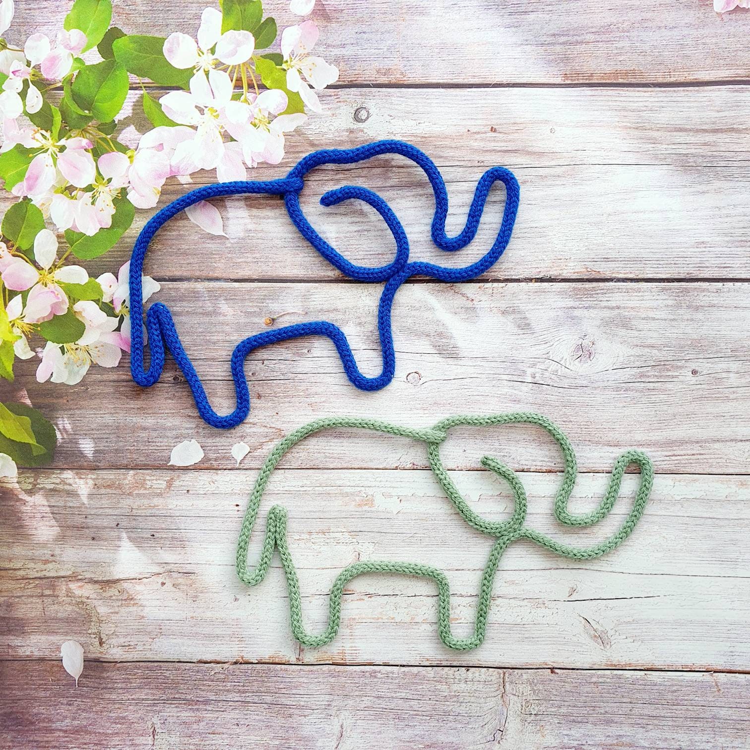 Eléphant en Tricotin