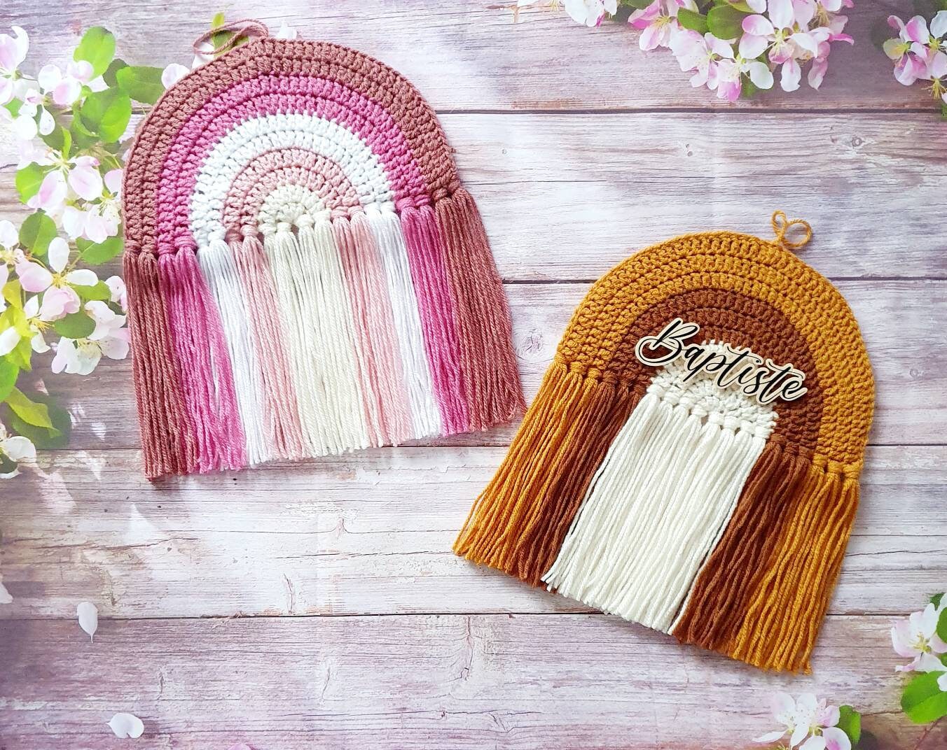 Arc en Ciel Au Crochet Personnalisé