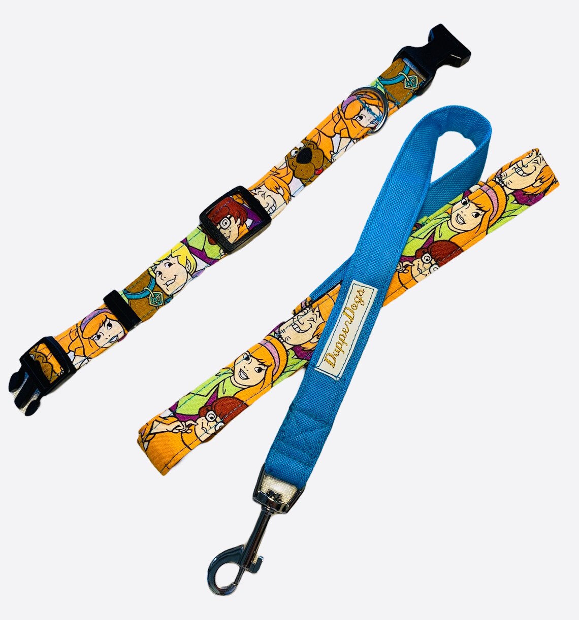 Scooby Doo dog collar Scooby Doo and the gang dog collar Etsy