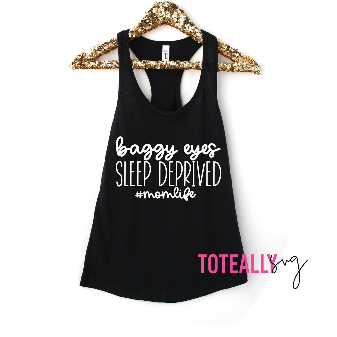 Baggy Eyes Sleep Deprived SVG File. momlife SVG Quote. Funny Etsy