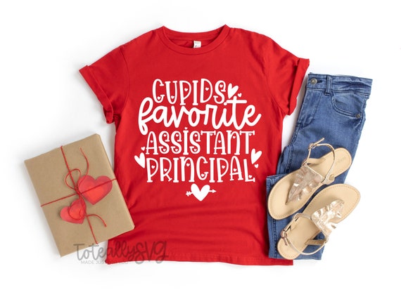 Cupid S Favorite Assistant Principal Svg File Valentines Etsy