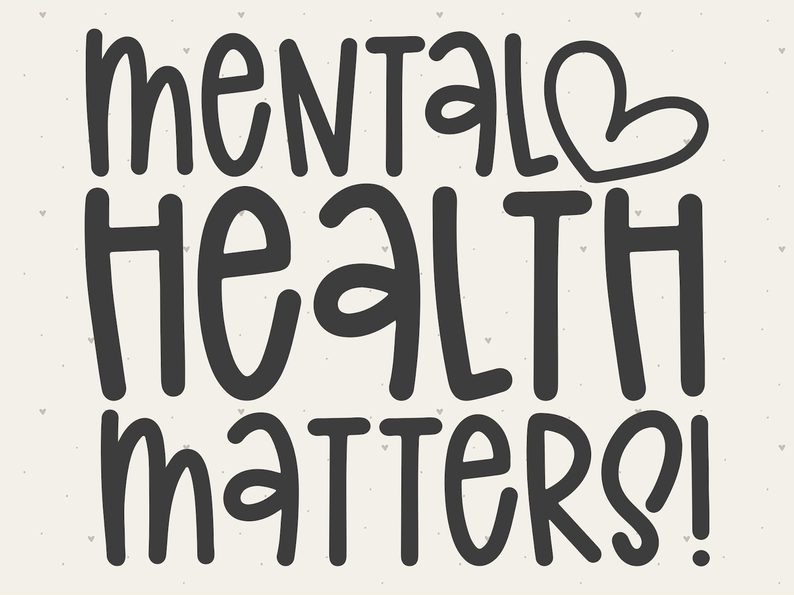 Mental Health Matters Heart SVG File Mental Health Cut File Etsy