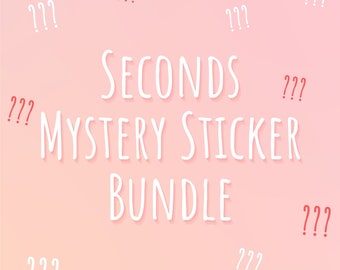 Seconds Sale - Seconds Mystery Sticker Pack - Oops Bag - Sticker sets