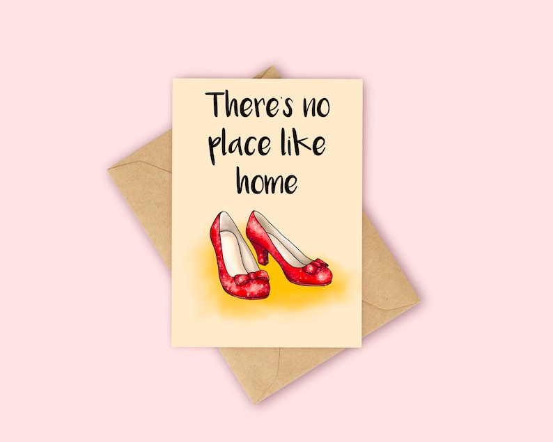 There's No Place Like Home New Home Card | New Home Card | New Home | House Warming image 1