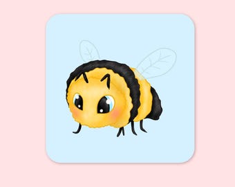 Bee Coaster, Cute Buzzy Bee Coaster