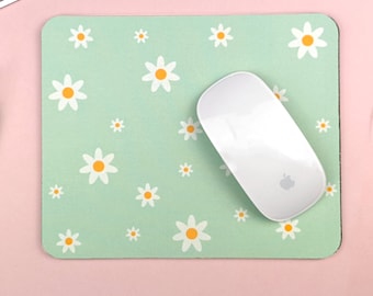 Daisy Mouse Pad, Daisy Mouse Mat, Cute Desk accessory