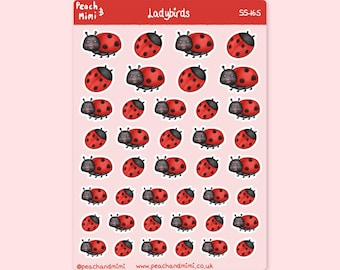Ladybirds Sticker Sheet