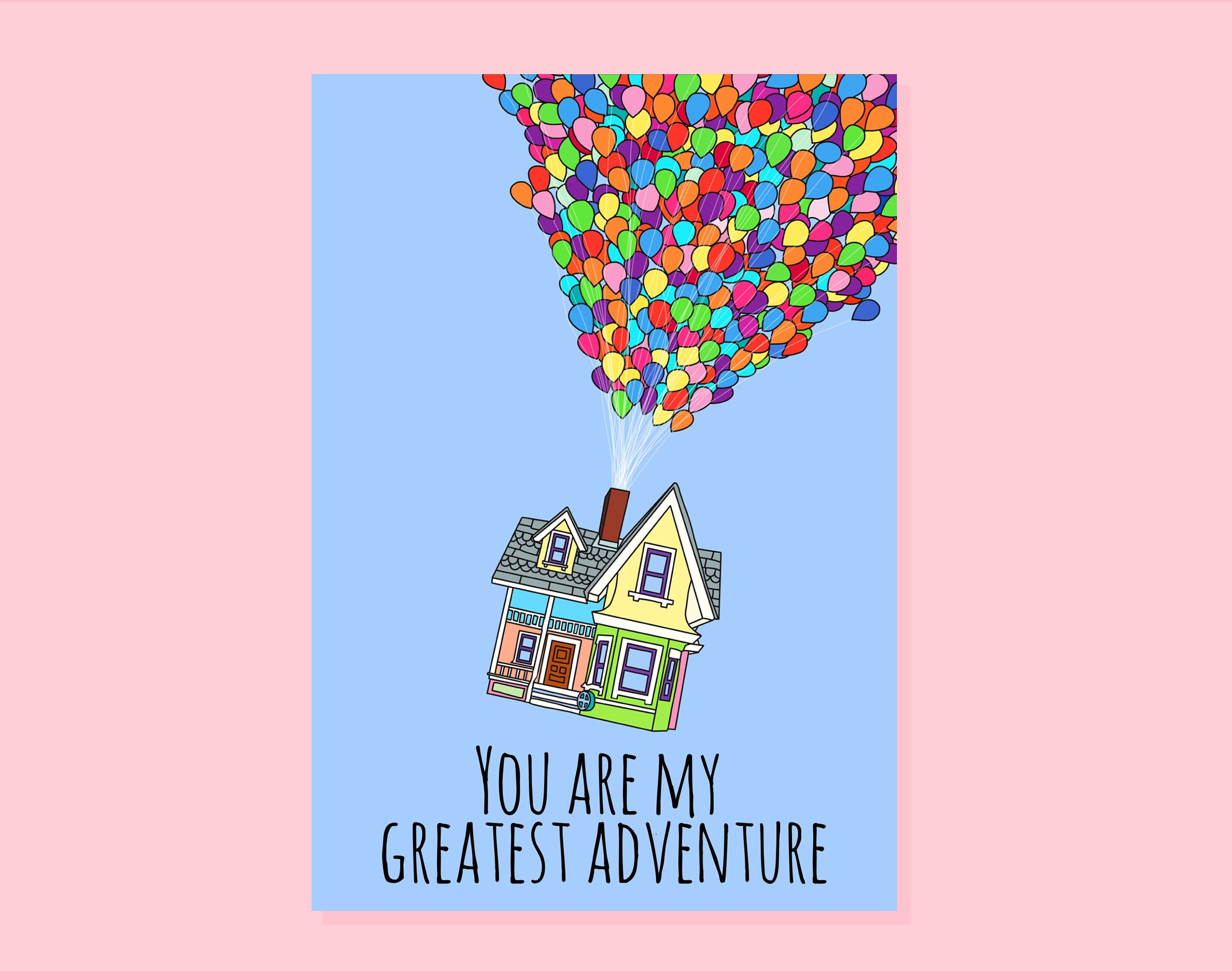 Disney and Pixar Up My Greatest Adventure Valentine Pop-Up Card | Valentine's Day | 3D Pop-Up Cards | Lovepop