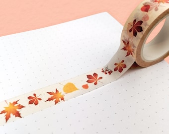 Japan Washi Tape Butterfly and Green Leaf 15mm x 7m MT4283 Japan Washi Tape Butterfly and Green Leaf 15mm x 7m MT4283