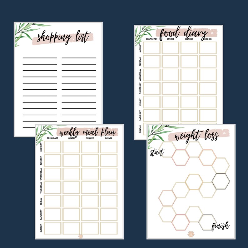 Bariatric Surgery Plan Gastric Sleeve Journal Fitness Etsy