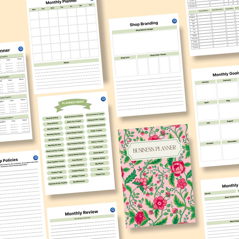 Ultimate Social Media Planner and Calendar Yearly Content Planning 
