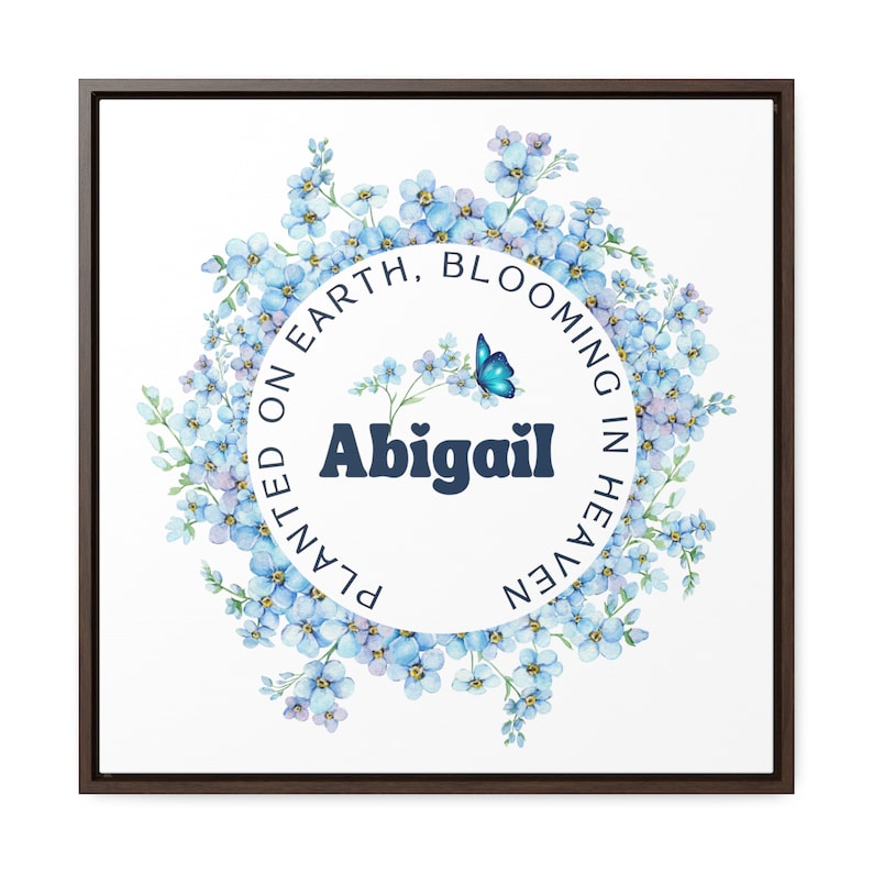 Miscarriage Flower Memorial Wall Hanging Etsy