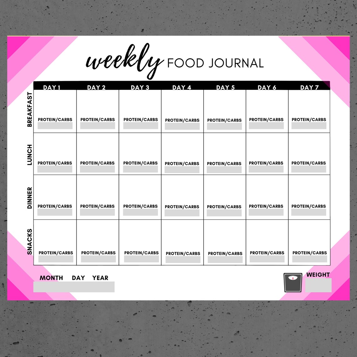 bariatric-food-diary-weekly-food-journal-post-op-gastric-etsy