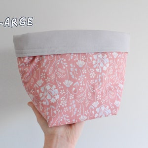 Storage Baskets, Fabric Basket Set, Home Organisation Ideas, Toiletries Organiser, Eco Friendly Home, Floral Fabric Box, Beauty Organiser image 7