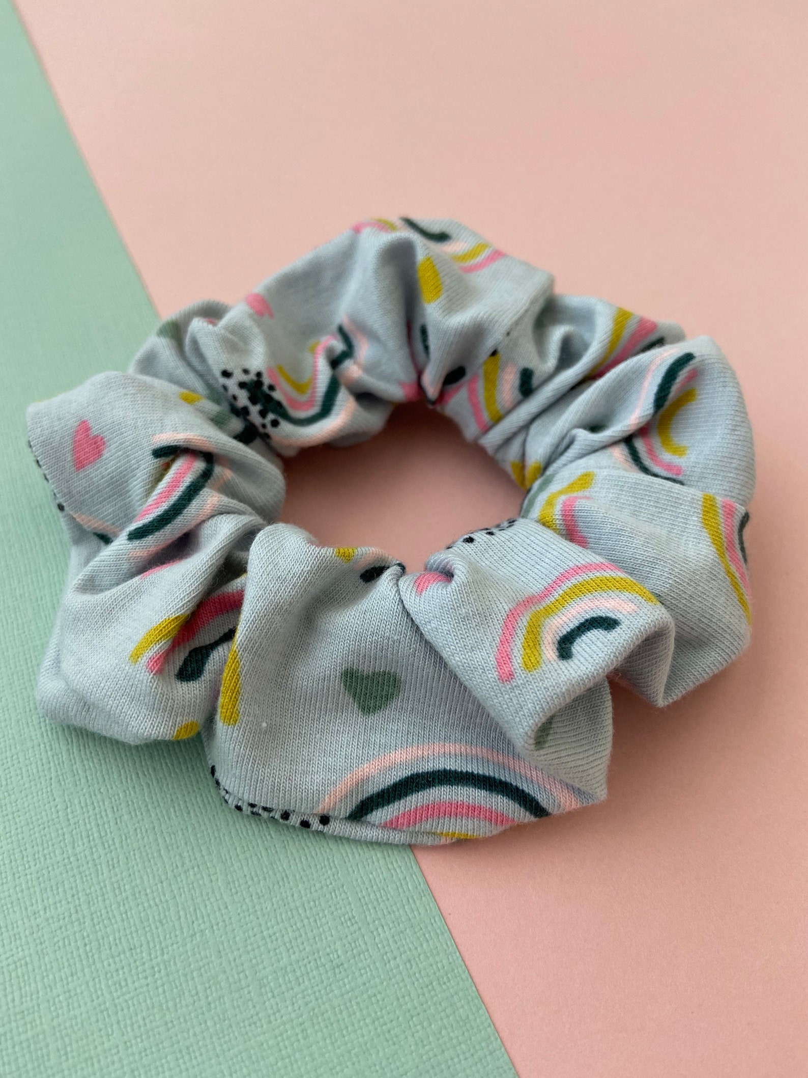 Handmade Hair Scrunchies Cute Pastel Hair Accessories Etsy