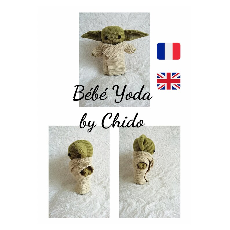 Tutoriel Seattle Mall Bebe Yoda Au Crochet Francais Et Anglais En