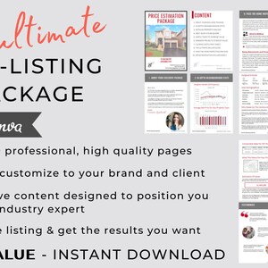 Realtor &#39;Listing Package&#39; Bundle | Impress Your Sellers| Maximize Productivity | Increase Your Income For 2024