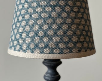 Handmade empire shade in Fermoie linen