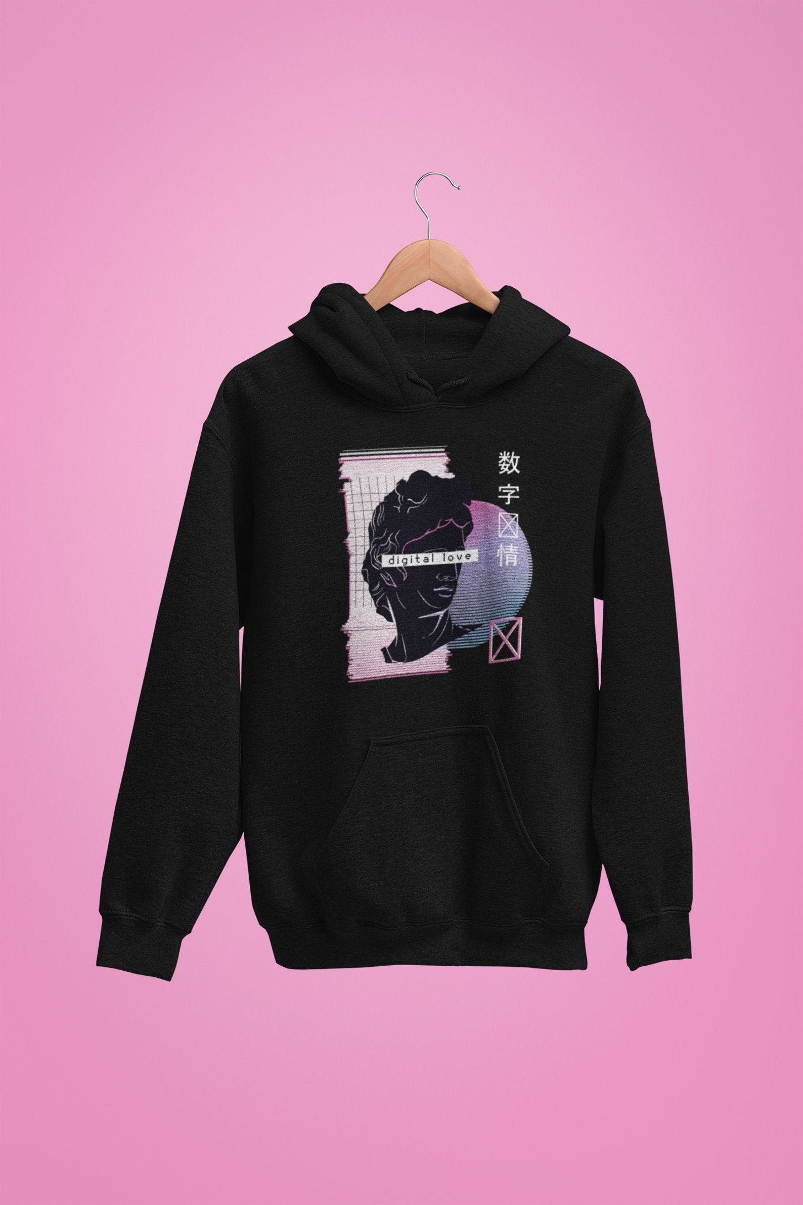 anime vaporwave hoodie