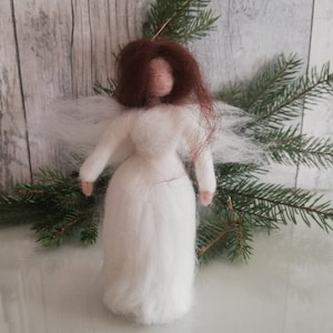Felt angel, needle felted angel, guardian angel