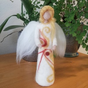 Guardian angel, felted angel