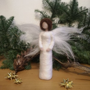 felt angel, needle felted angel, guardian angel