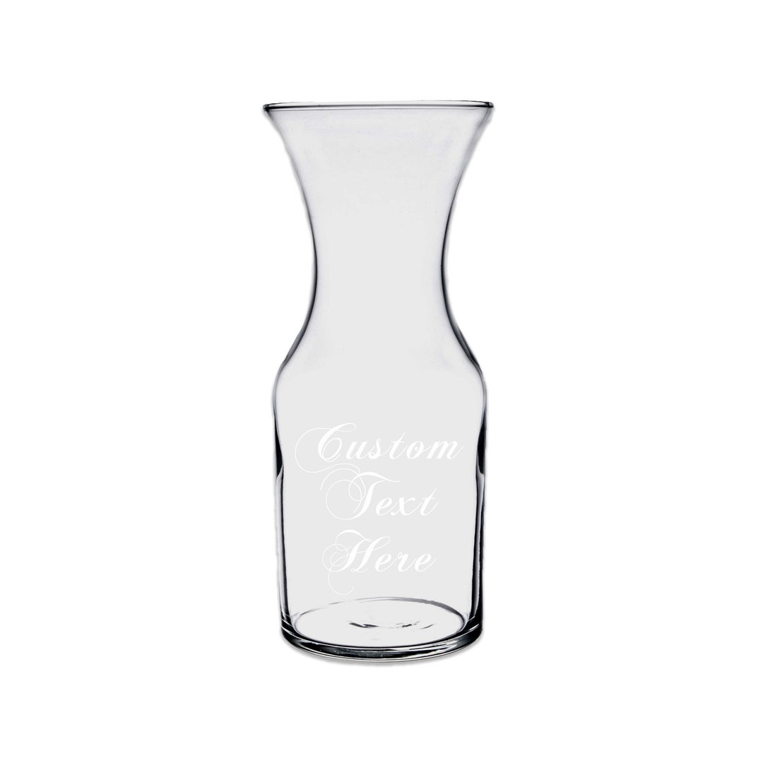 Custom Engraved Wine Decanter Personalized With Your Custom Etsy