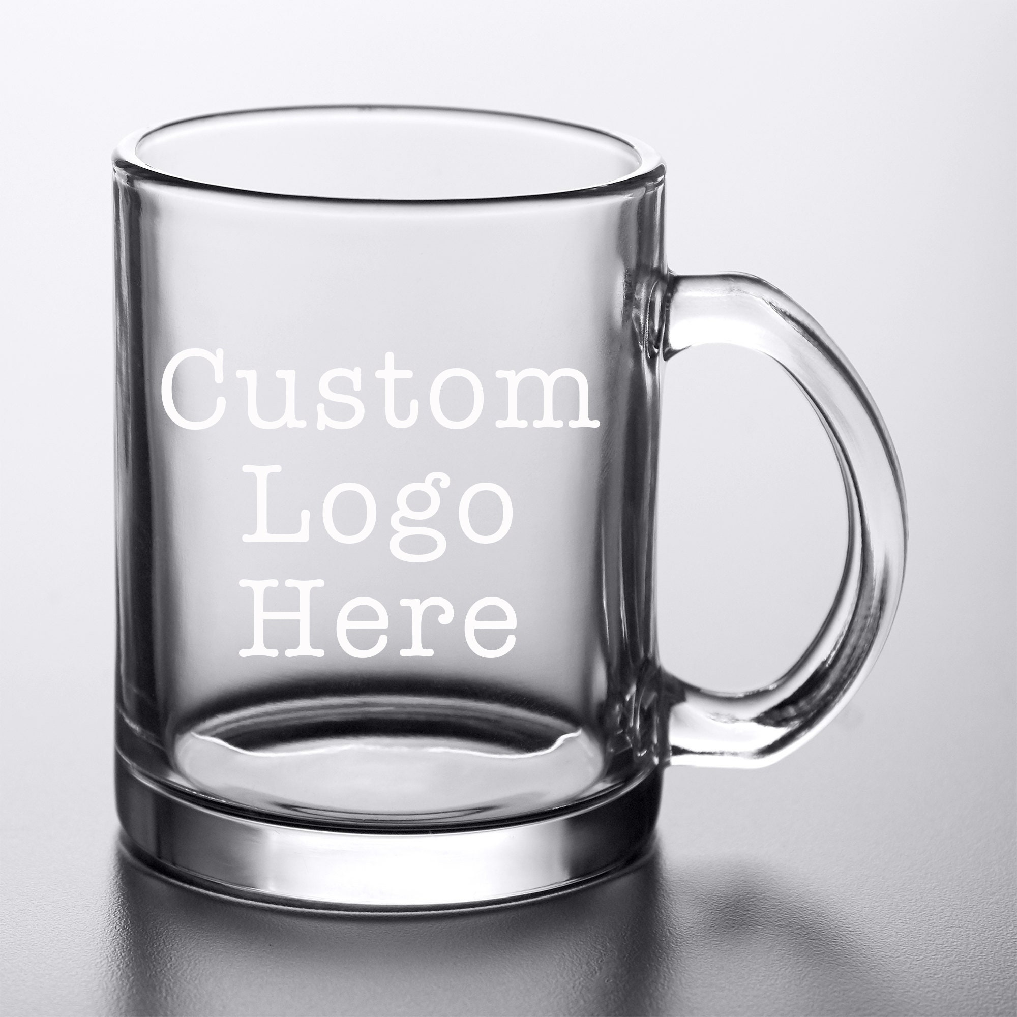 CUSTOM TEXT AVAILABLE Aesthetic Glass Mug 