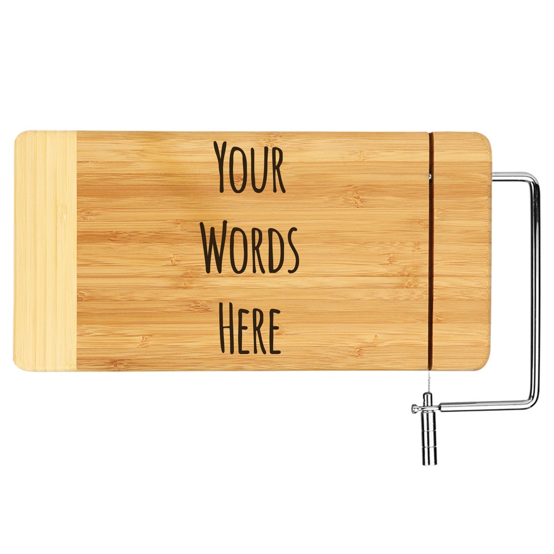 Cutting Board Cheese Slicer Gift Engraved With Your Custom Etsy Hong Kong