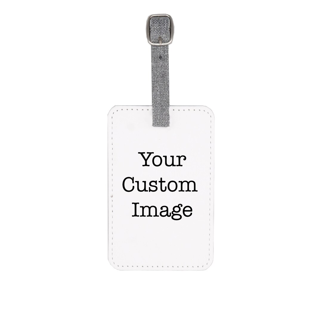Personalized Luggage Tag Gift for Travel Bag With Your Image Etsy