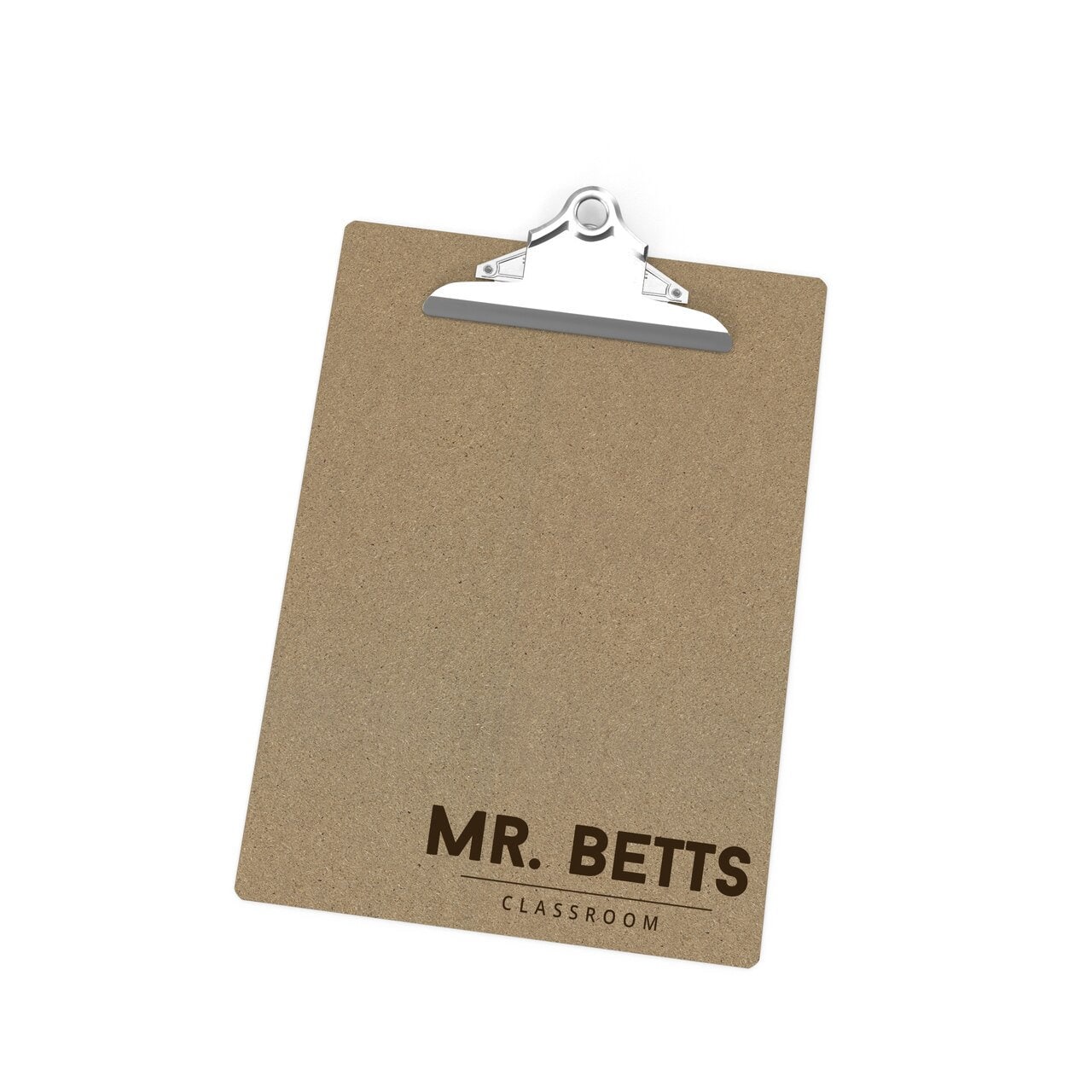 Customized Clipboard With Metal Clip Personalized Paper Etsy