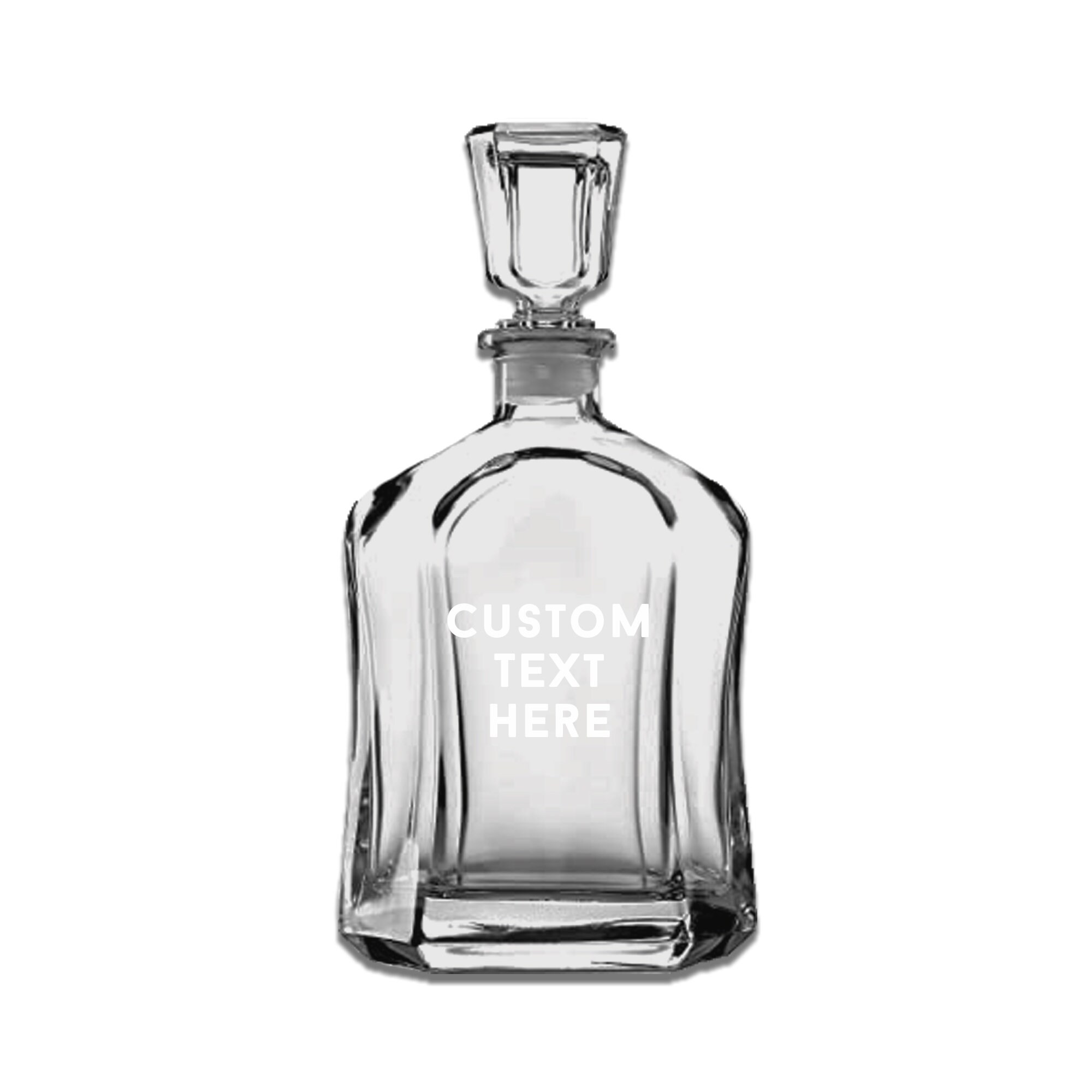 Engraved Whiskey Decanter Customized With Your Personalized Etsy