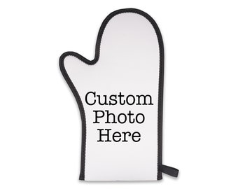 Kitchen Oven Mitt Pot Holder with your Image - Customized Hot Pad Gift with Customized Logo Print