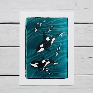 Kunstdruck - Orca
