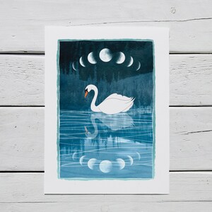 Stampa artistica - Cigno