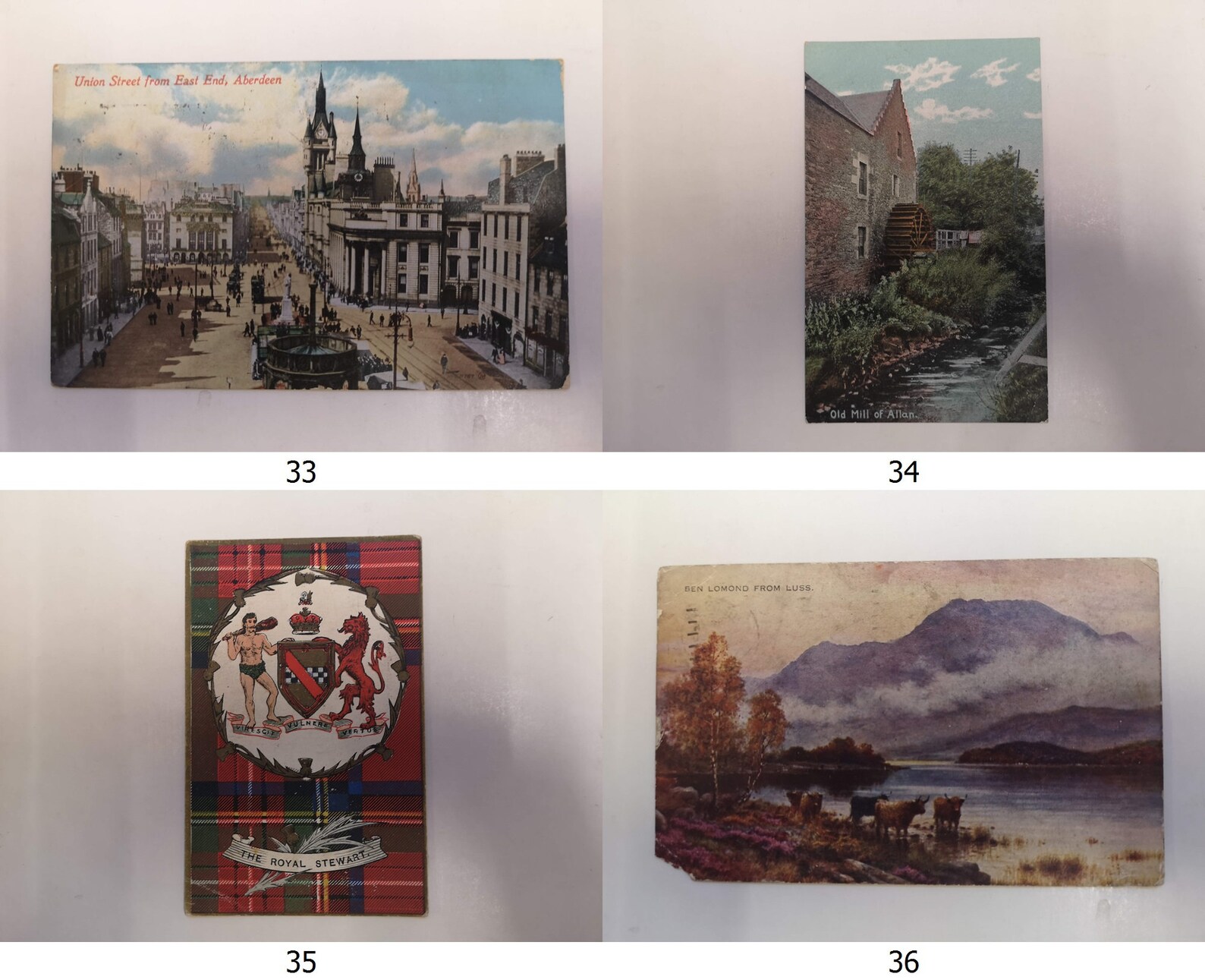 Scotland Vintage & Antique Postcards Glasgow Aberdeen Loch Etsy
